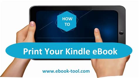 how to print kindle books: exploring the world of digital printing