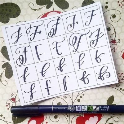 how to write a cursive capital F: the flow of creativity in writing