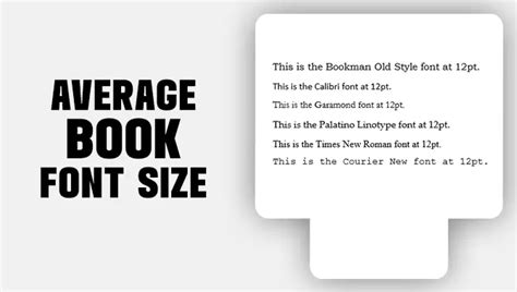 what font size are books written in